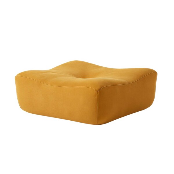 MIUZ Lounge Ottoman Sofa, 1PC Modular Sofa Lounge Chair, Yellow Chair, Stylish Footrest
