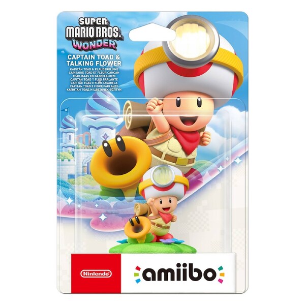 Nintendo Captain Toad and Talking Flower amiibo (Super Mario Bros. Wonder)