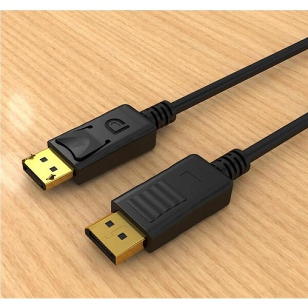 1.8m DisplayPort to DisplayPort Cable 4K@60Hz 2K@144Hz, DP 1.2 Male to Male Monitor Cord, PC Video Wire for Desktop Computer, Monitor - VELORICA