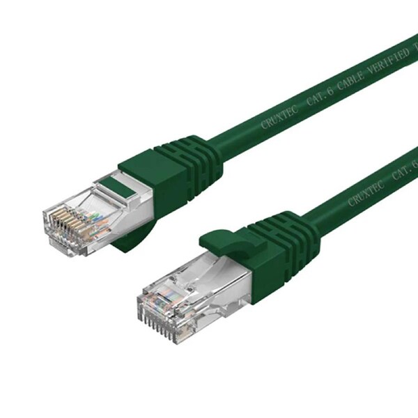 Cruxtec Cat6 Ethernet Cable 3m - Dark Green (RC6-030-DG)