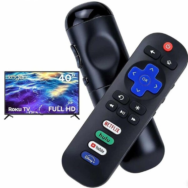2 Packs Universal All in one Replacement Remote Control Compatible for Roku TV TCL Kogan