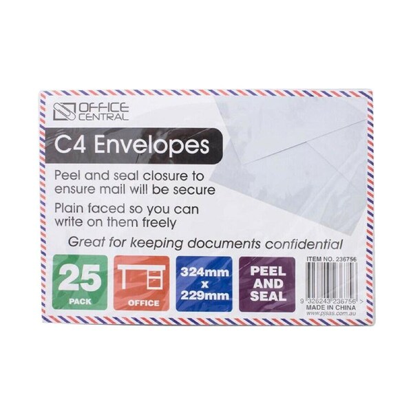 Ozoffer Envelope C4 324 x 229mm 25pk