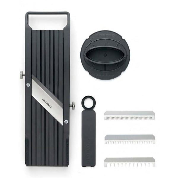 Global Mandoline Slicer 95mm - Vegetable Garnish Slicer Sharp