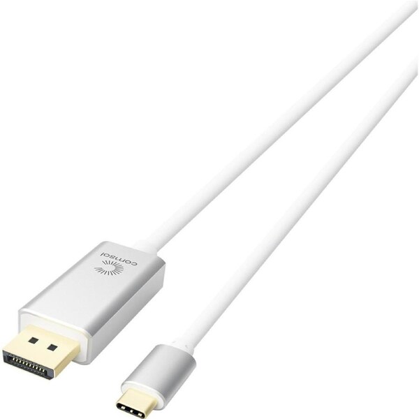 Comsol USB-C to DisplayPort Monitor Computer Cable 8K/60Hz 1.5M Silver
