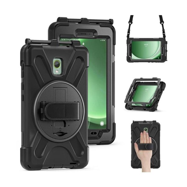 3sixT Apache w/ Shoulder Strap Galaxy Tab Active 5 B2B - Black