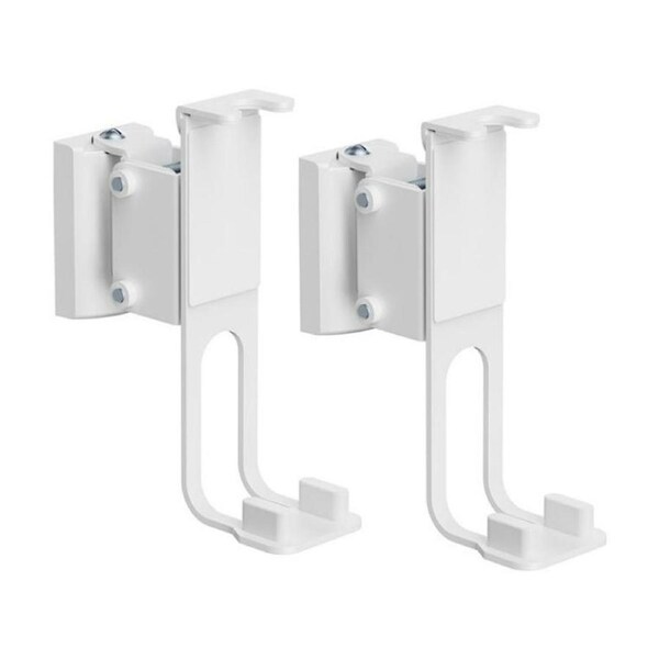 2pc Goobay Speaker Wallmount Sonos One Mounting Bracket White -