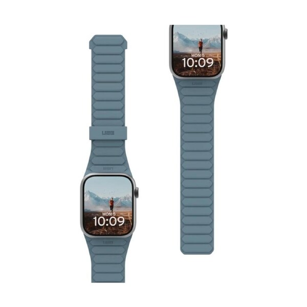 UAG Pathfinder Apple Watch Strap (4446mm/UL) Rugged Outdoor Gear - Dune/Blue