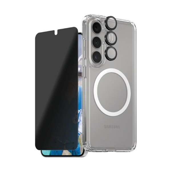Panzer Flagship 3-in-1 Privacy Bundle Lens & SP+ Case - Samsung GS25+