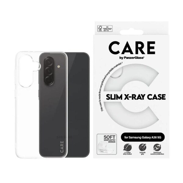 Panzer Fashion XforRay Premium Phone Case for Samsung A36 - Clear