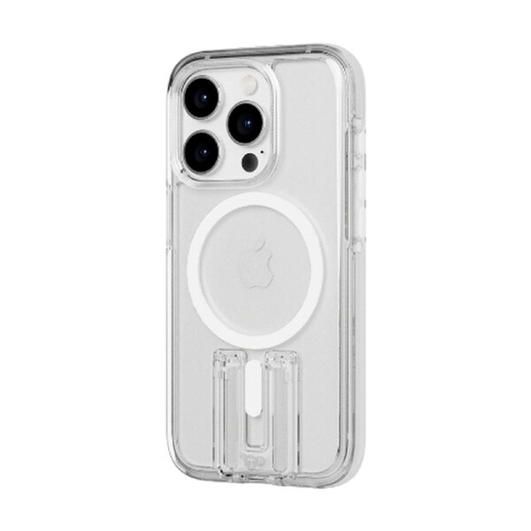 Tech21 EvoCrystal Kick w/MagSafe Phone Case for iPhone 15 Pro - White
