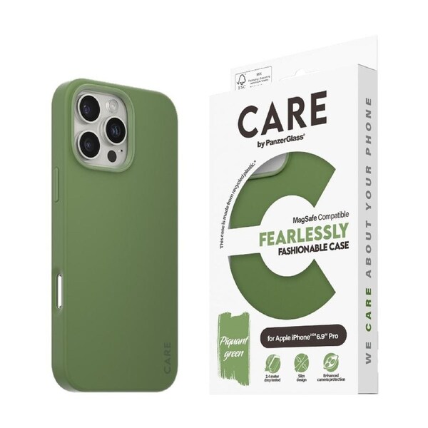Panzer Fashion Mag-Safe Phone Case for iPhone 2024 Pro Max - Green