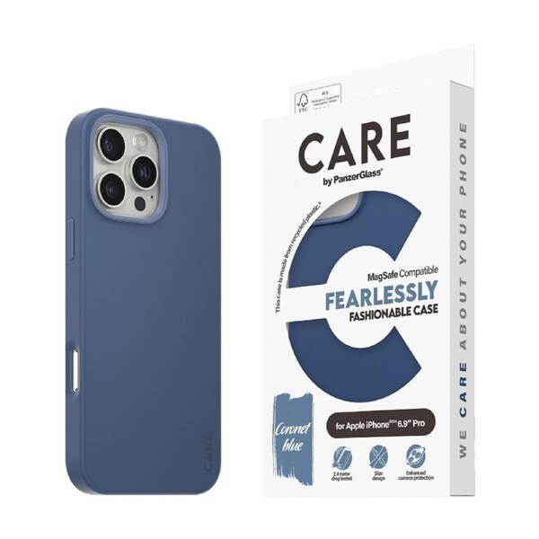 Panzer Fashion Mag-Safe Phone Case for iPhone 2024 Pro Max - Blue