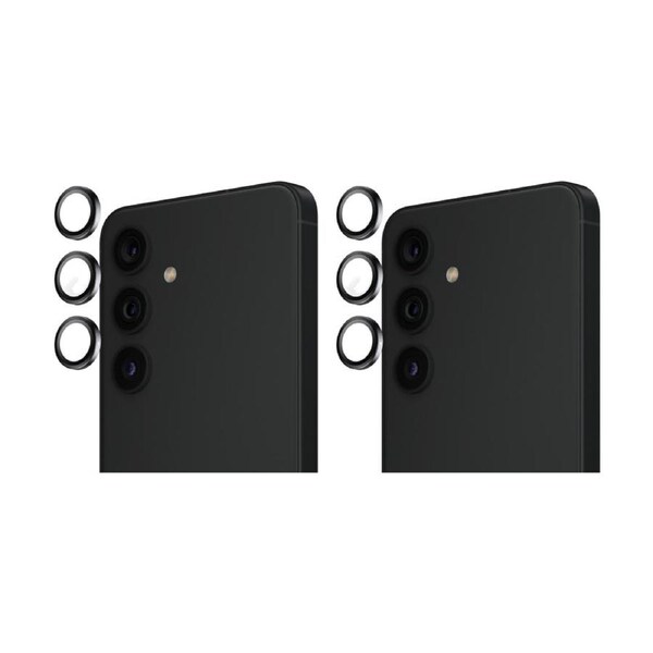 2PK Panzer PanzerGlass Hoops Lens Protector for Samsung GS25+ - Black