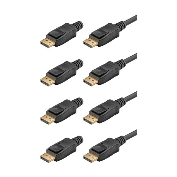 4PK Goobay DisplayPort 2.1 to Display Port Cable 54GB 2M - Black