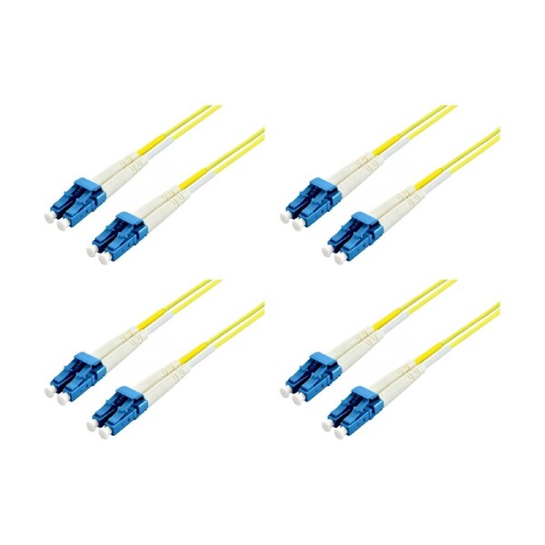 4PK Comsol LC-LC Single-Mode Duplex Fibre Patch Cable LSZH 9/125 OS2 5M