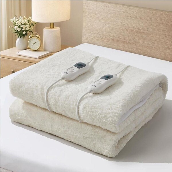 Bedra Electric Heated Blanket Fully Fitted Fleece Underlay Winter Pad King