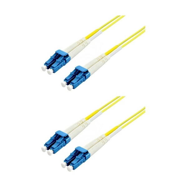 2PK Comsol LC-LC Single-Mode Duplex Fibre Patch Cable LSZH 9/125 OS2 5M