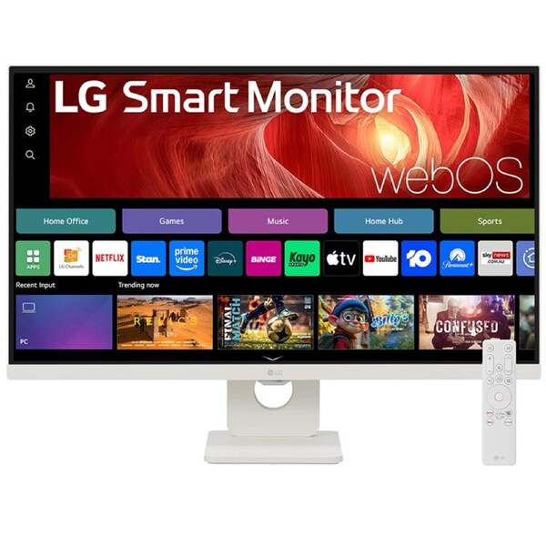 LG 27in 4K UHD IPS Smart Monitor with webOS and USB Type-C (27U731SA-W)
