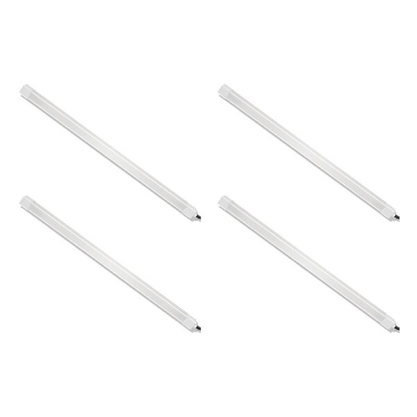 4PK Cruxtec PCL-FR40-WH ARGB PC/Computer Silicone Light Strip Square Tube 40cm