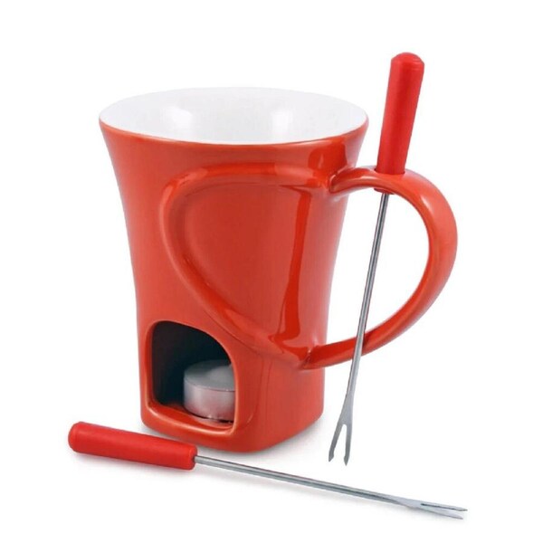 Swissmar Sweetheart 4pc Chocolate Fondue Mug Set 4 Piece