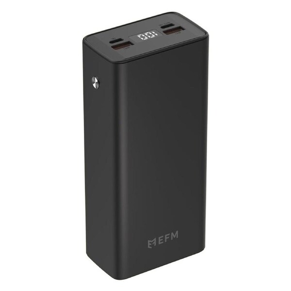EFM 30,000mAh Digital Power Bank - With 20W Output - Black [EFPB3DU932BLA]