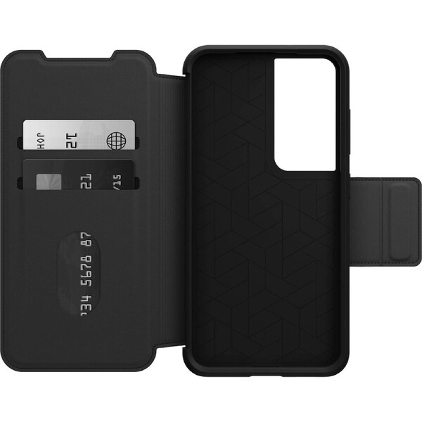 OtterBox Strada Samsung Galaxy S23 5G (6.1') Case Black - (77-91181) DROP+ 3X