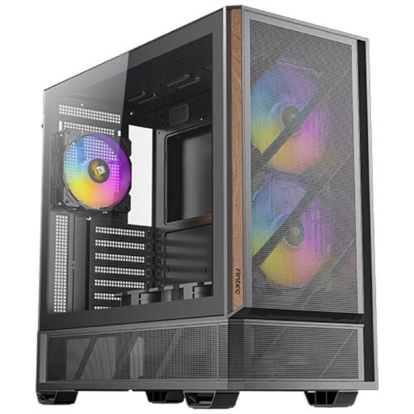 Antec P30 ARGB Mid Tower 478x222x465 mm Steel+Plastic+Wood ATX/mATX/ITX 4mm