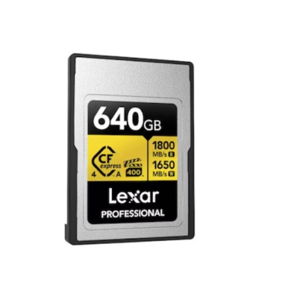 Lexar Professional GOLD CFexpress 4.0 Type A Card 640GB -- Cfexpress 4.0 Type