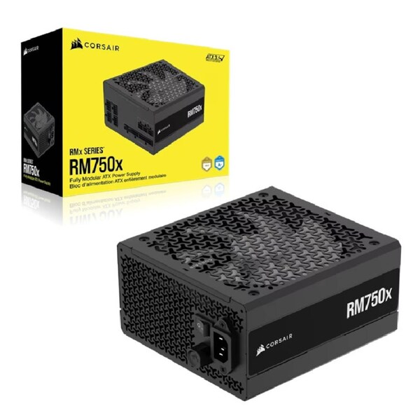 Corsair RMx Series RM750x Fully Modular Power Supply (AU): 750W 80+ Gold 4x