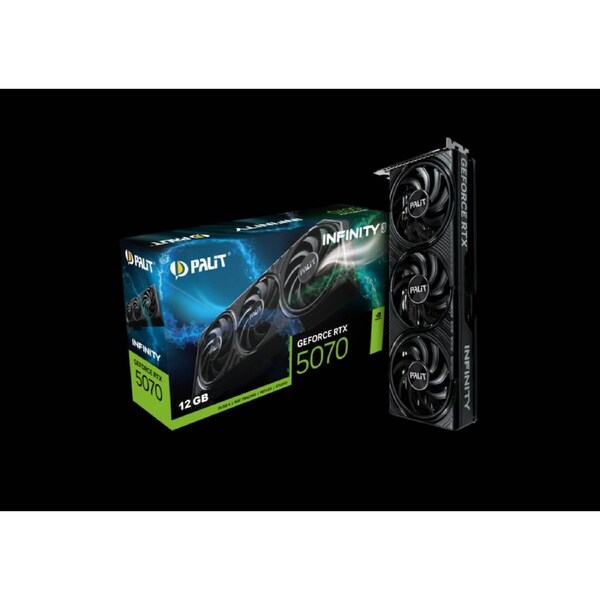 PALIT RTX5070 INFINITY 3 12GB GDDR7 192bit 3-DP HDMI NE75070019K9-GB2050S