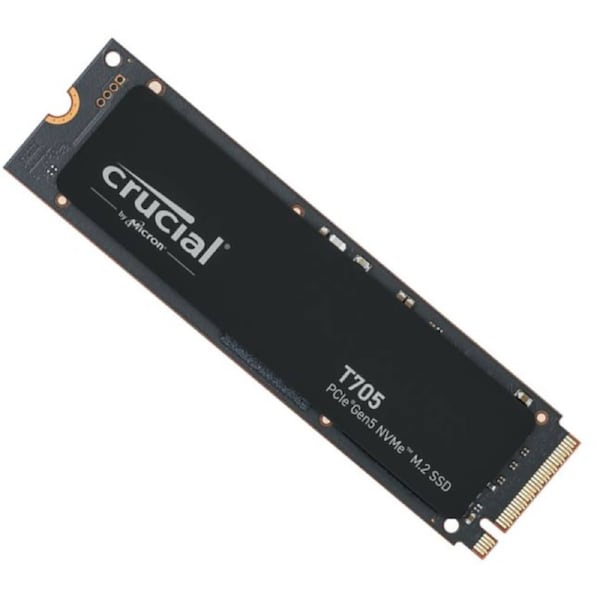 Crucial T705 2TB Gen5 NVMe SSD - 14500/12700 MB/s R/W 1200TBW 1550K IOPs 1.5M