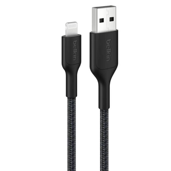 Belkin BoostCharge Pro Braided Lightning to USB-A Cable (2M) - Black
