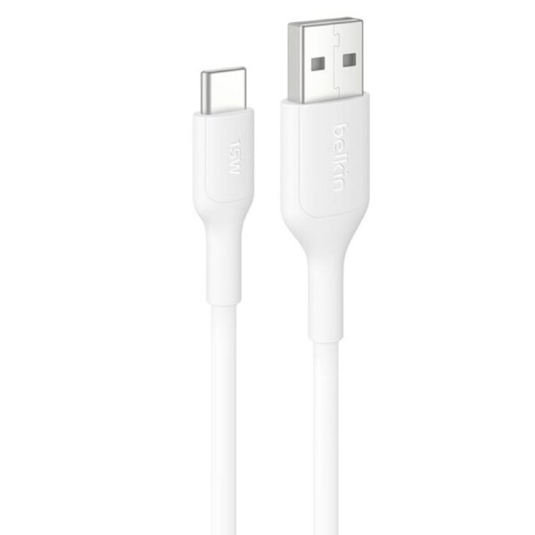 Belkin BoostCharge USB-C to USB-A Cable (2M) - White (CAB021fq2MWH) 3A/15W