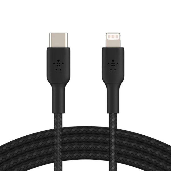 Belkin BoostCharge Braided Lightning to USB-C Cable (2M)
