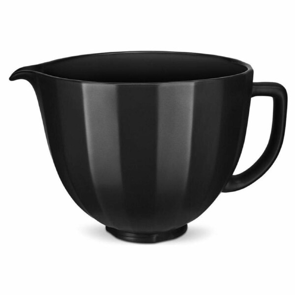 KitchenAid 4.7L Shell Ceramic Mixing Bowl Black