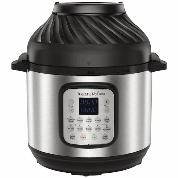 Instant Pot Duo 8L Crisp + Air Fryer Multi-Use Pressure Cooker