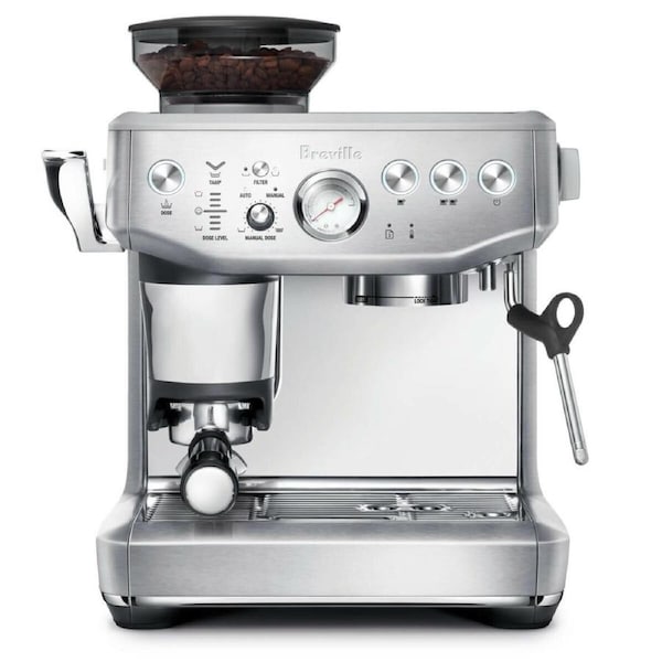 Breville Barista Express Impress Coffee Machine Stainless Steel