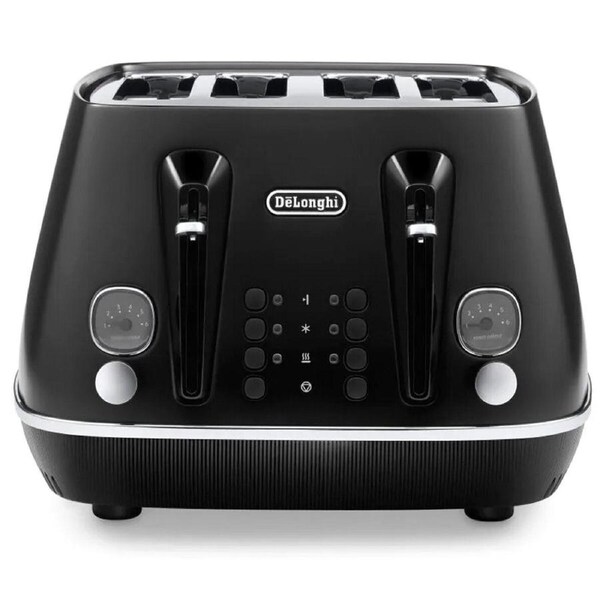De'Longhi Distinta Moments Four Slice Toaster Sunset Black