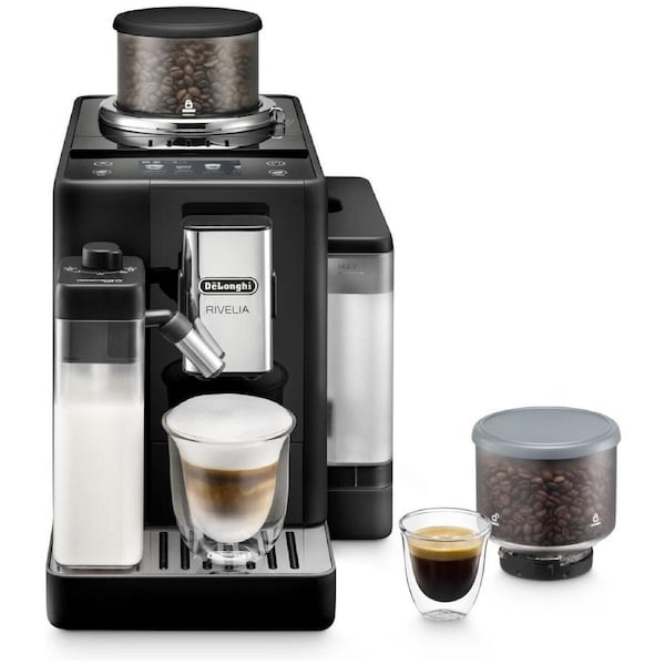 De'Longhi Rivelia Fully Automatic Coffee Machine Black