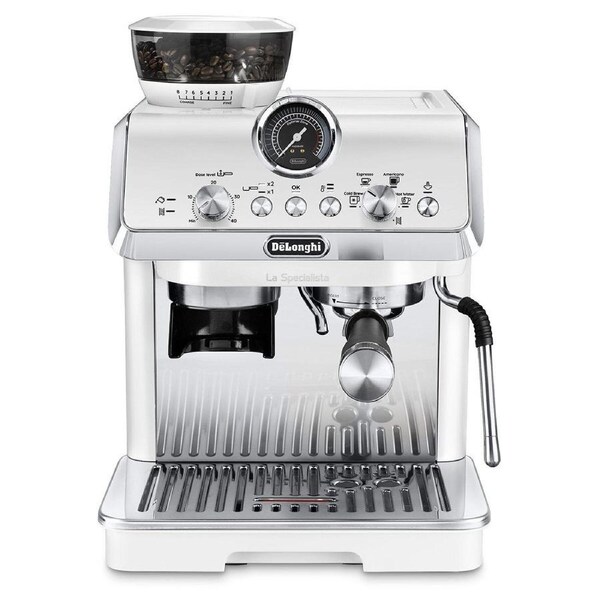 De'Longhi La Specialista Arte Evo with Cold Brew Manual Espresso Coffee Machine White