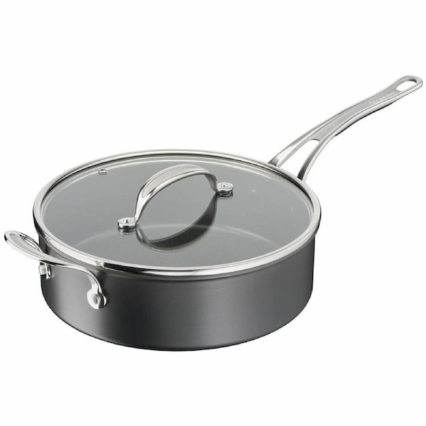 Tefal 26cm Jamie Oliver Cook's Classics Induction Hard Anodised Saute Pan with Lid