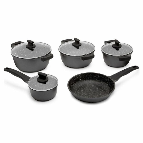 Westinghouse Five Piece Non-Stick Pot & Pan Set