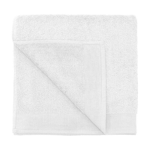 Bambury Elvire 600gsm Soft Absorbent Cotton Bath Towel 68x137cm White