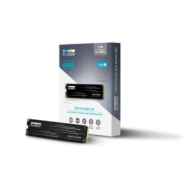 2TB KLEVV CRAS C910G M.2 SSD2TB/M.2 2280/Gen4x4/Read 5200MB/s Write