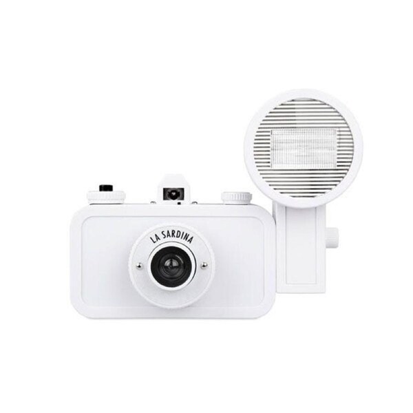 Lomo La Sardina + Flash 35mm Film Camera >DIYWhite