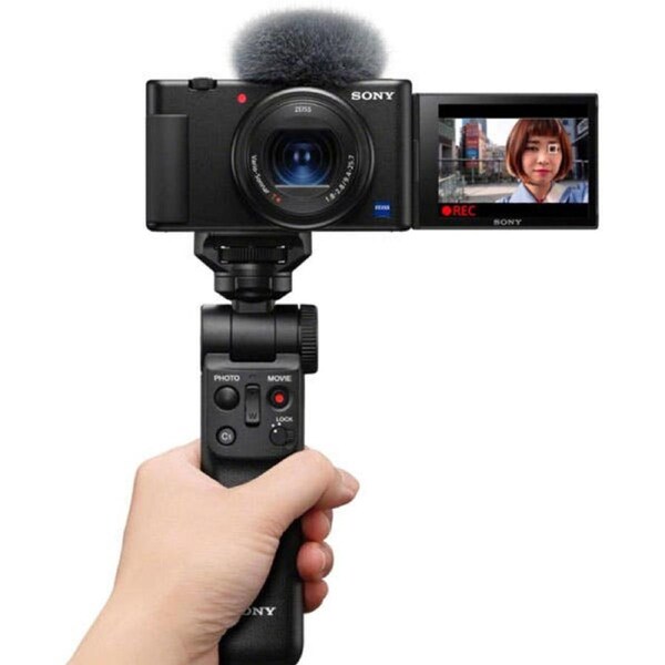 Sony ZV-1 BLK + GPVT2 Grip VLOG Kit BOM