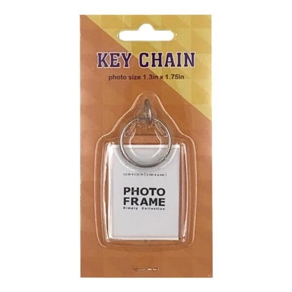 Profile Acrylic Keyring Frame 3.3x4.4cm
