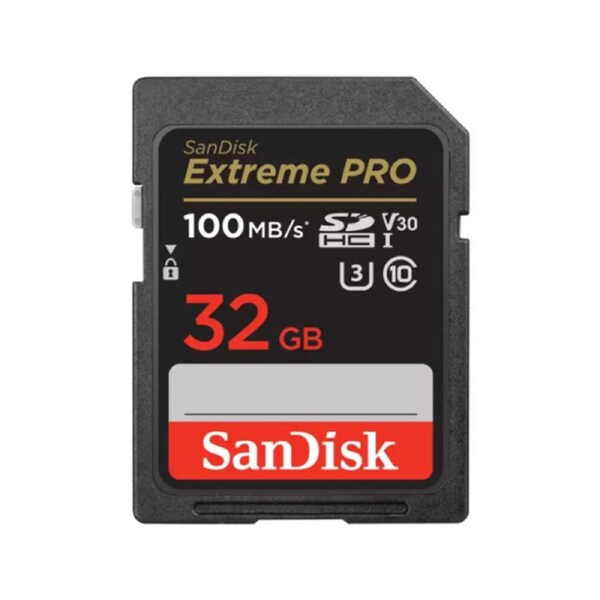 SanDisk Extreme PRO 32GB SDHC Card 100Mbs
