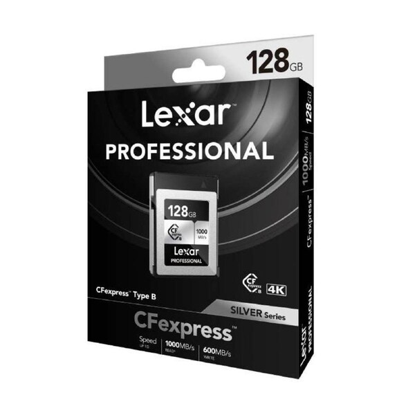 Lexar Pro 128GB TYPE B CFExpress Card Silver Series