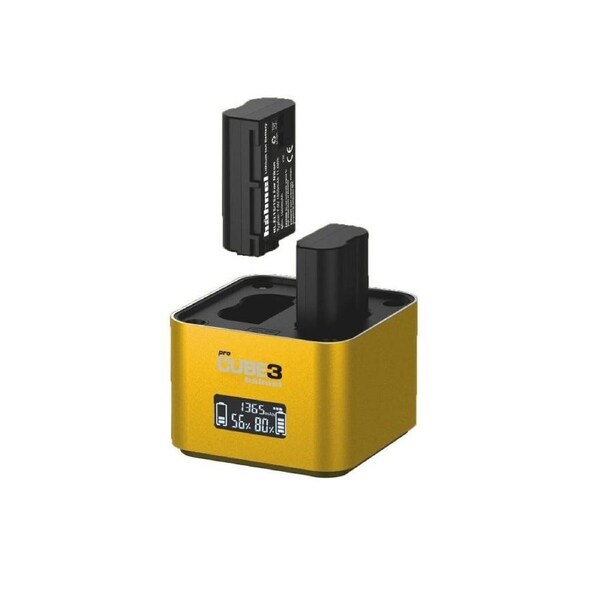 Hahnel PRO CUBE 3 Charger >Nikon ENEL14/ENEL15/ENEL25
